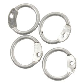 1 kg Loose Aluminum Chainmail Rings - Round Rings - 16 Gauge / 10 mm - Dome Riveted