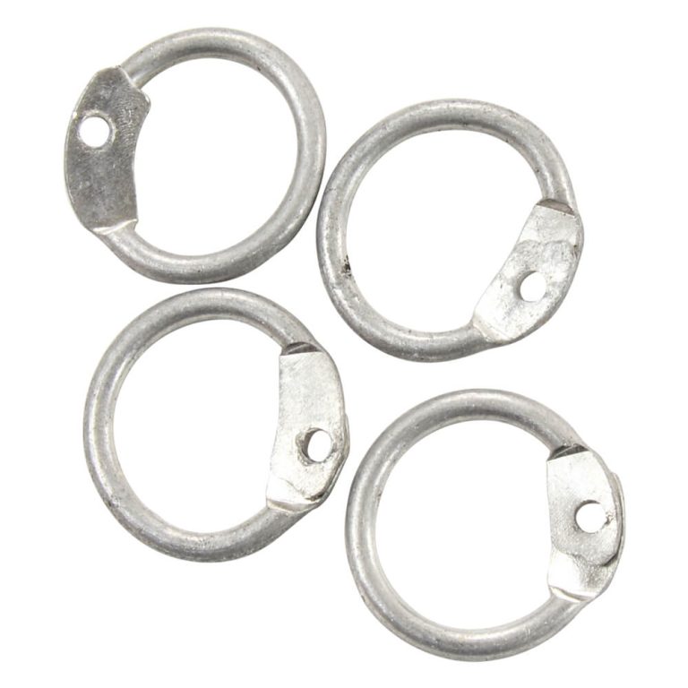 1 kg Loose Aluminum Chainmail Rings - Round Rings - 16 Gauge / 10 mm - Dome Riveted