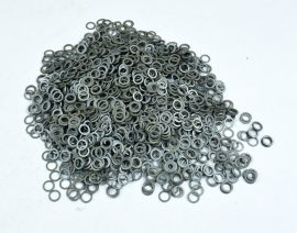 1 kg Loose Chainmail Rings - Mild Steel Solid Flat Rings - 17 gauge / 9 mm