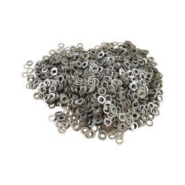 1 kgs Loose Chainmail Rings  Mild Steel Solid Flat Rings 18 Gauge / 7 mm