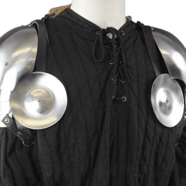 14th-15th Century Pauldrons with Rondels  16 Gauge