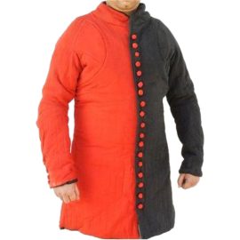 14th Century Gambeson - Red and Black