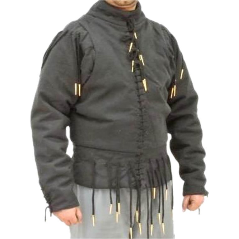 15th Century Arming Doublet - Black