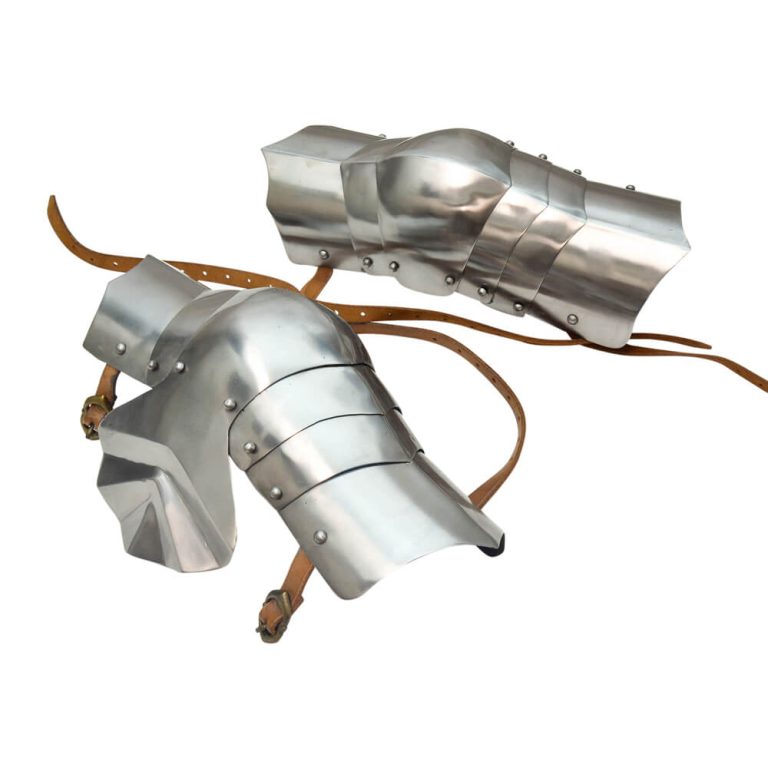 15th Century Poleyns - Knee Armor - 18 Gauge