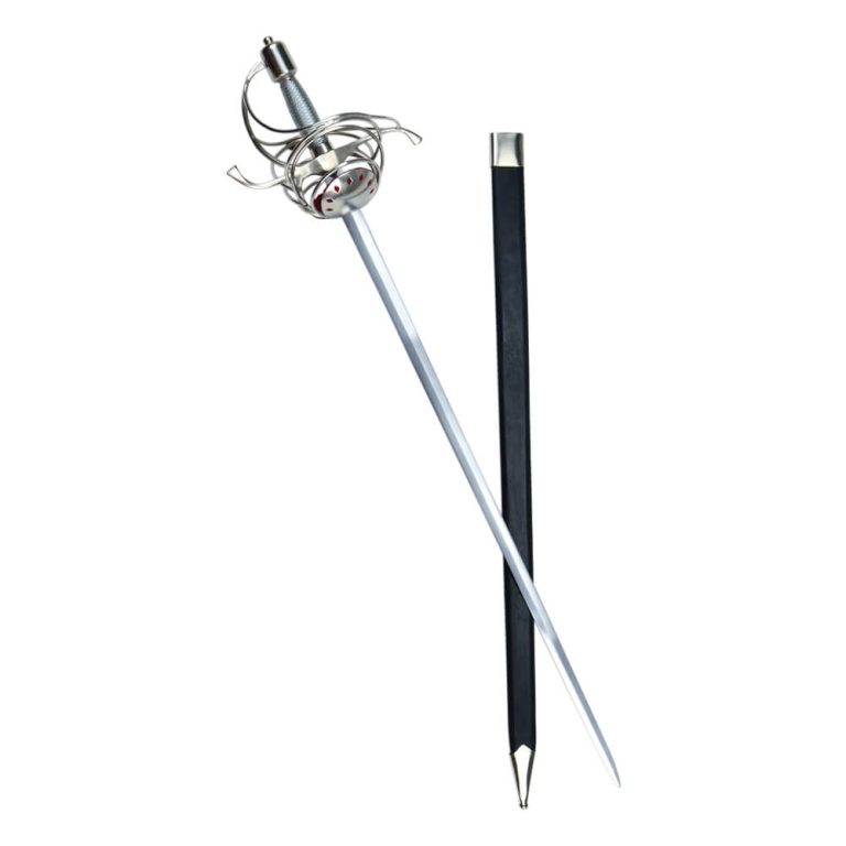 17th Century Swept Hilt Shell Guard Rapier
