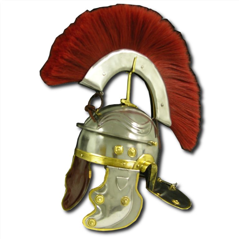 Roman Gallic Helmet - Red Crest