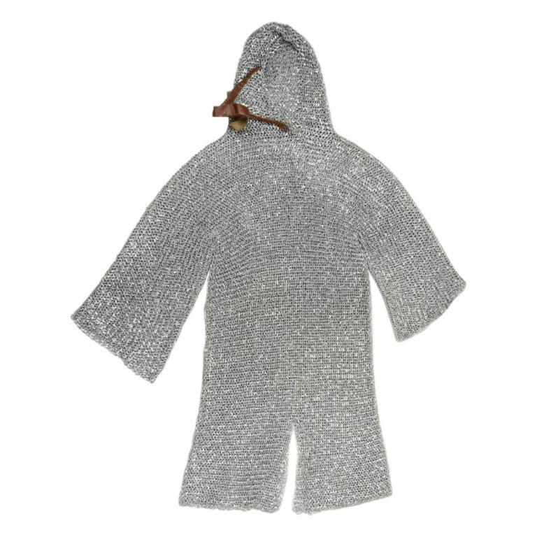 Aluminum Chainmail Crusader Hauberk with Integrated Coif Close Out