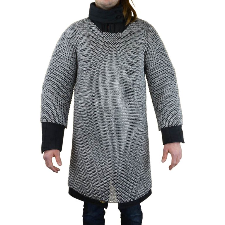Aluminum Hauberk  Butted Round Rings