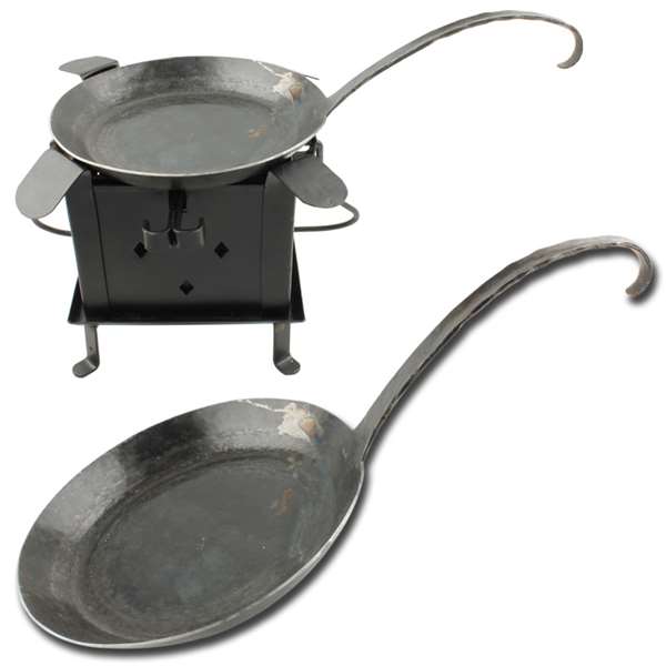 Ancient Roman Fire Pit Grill & Frying Pan