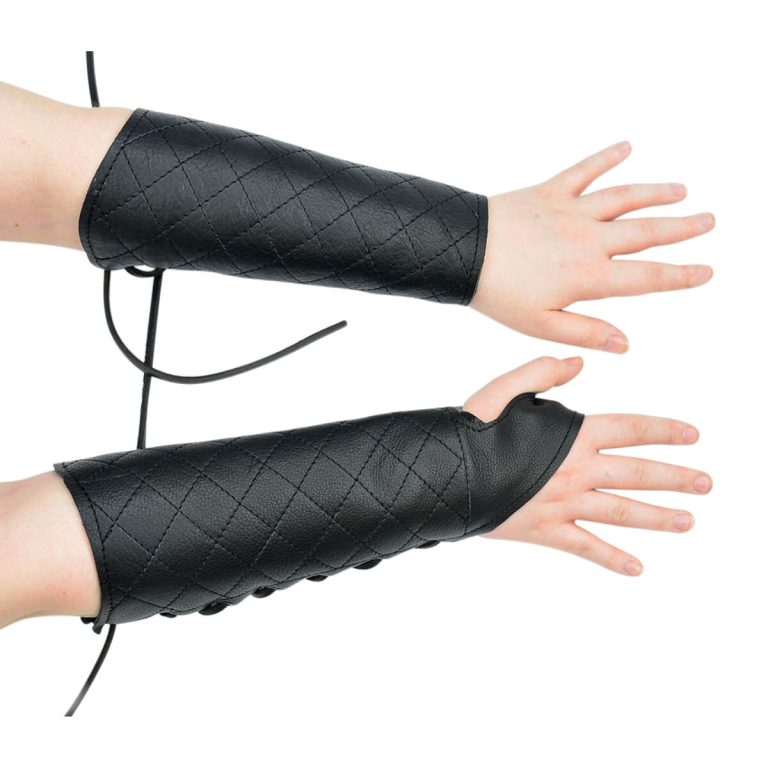Archers Leather Bracers For Left-Handed Archer