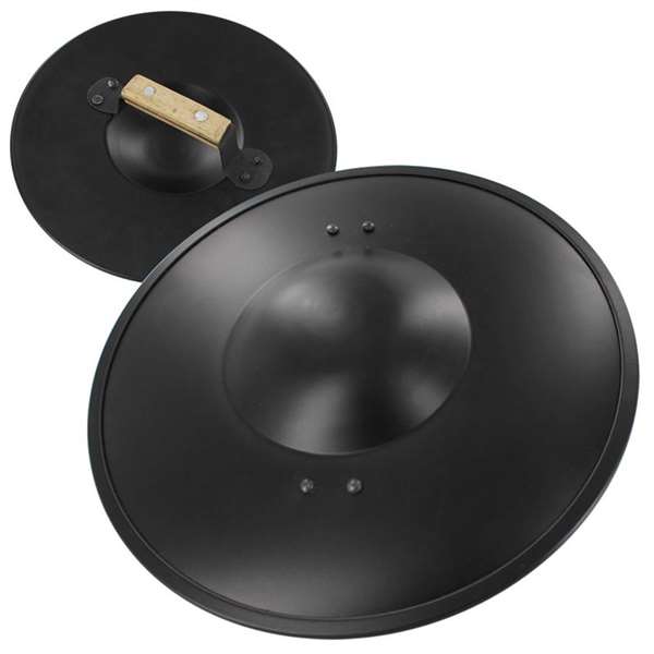 Blackened Medieval Archers Buckler Shield