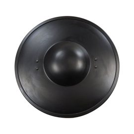 Blackened Steel Buckler - 16 Gauge Steel