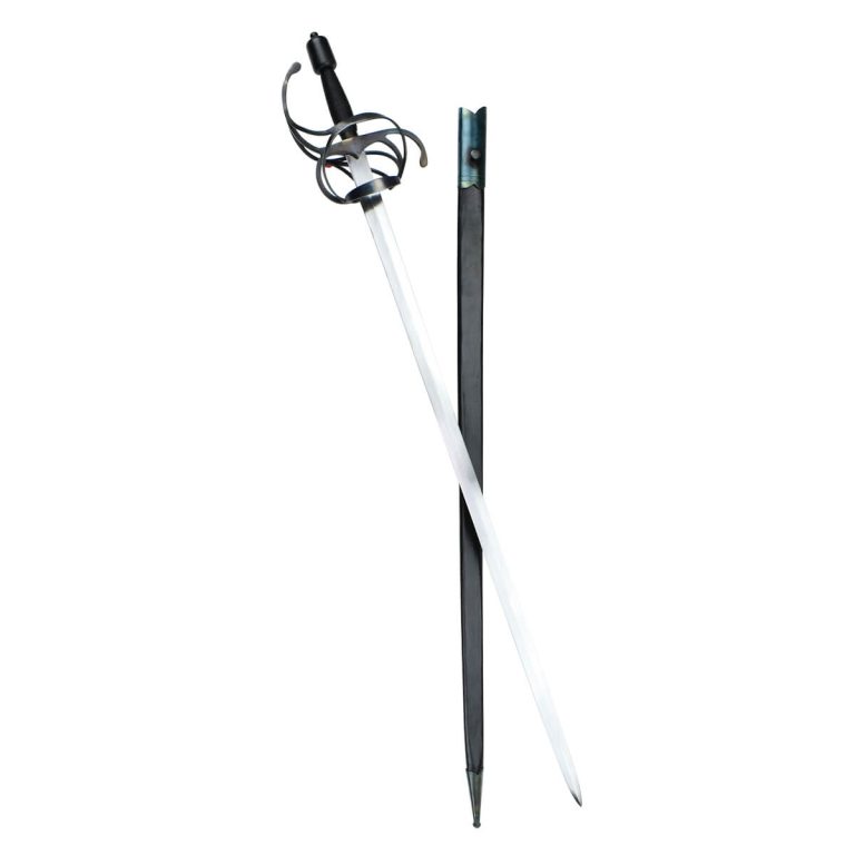 Blackened Swept Hilt Rapier