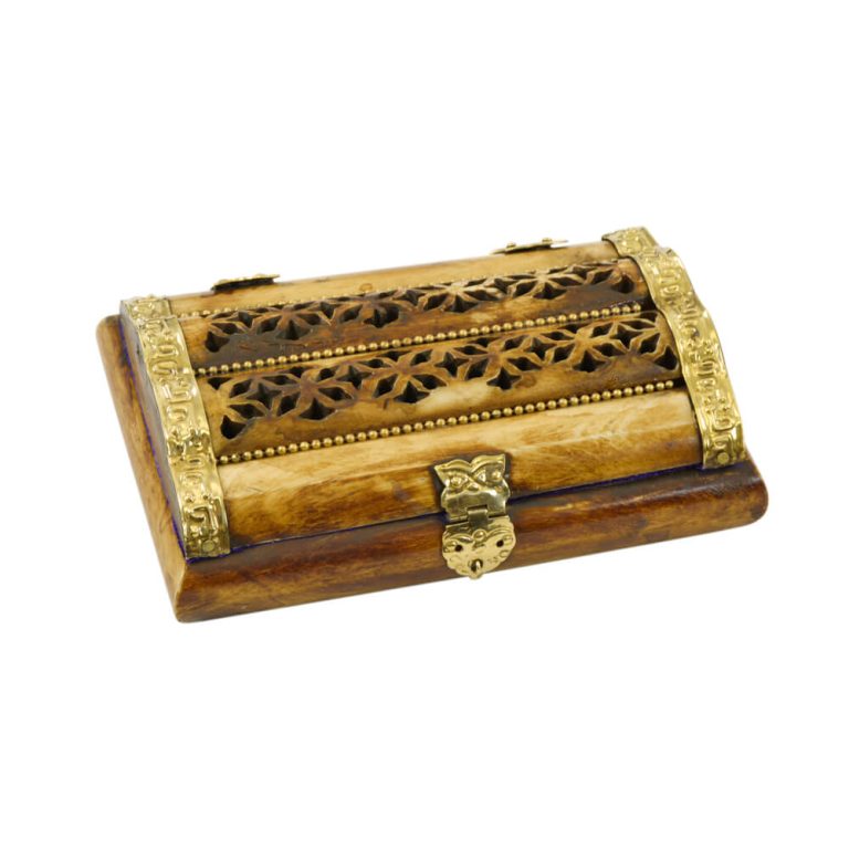 Bone and Brass Jewelry Box