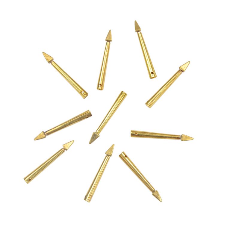 Brass Aiglets With Bodkin Tips