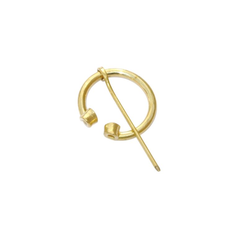 Brass Fibula with Rolled Ends