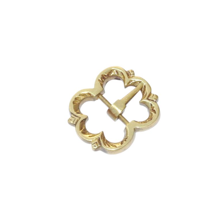 Brass Flower Buckle