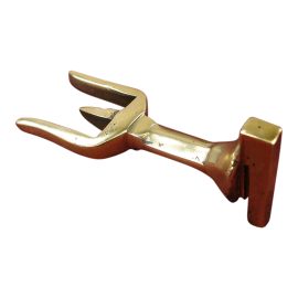 Brass Front-to-Back Plume Holder