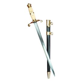 British Naval Officer's 5-Ball Dirk