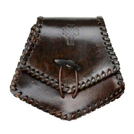 Celtic Leather Belt Pouch