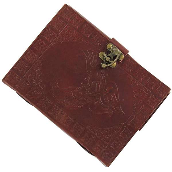 Celtic Lovebirds Leather Journal