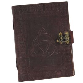 Celtic Triquetra Leather Journal