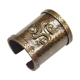 Celtic Wrist Cuff with Triskele