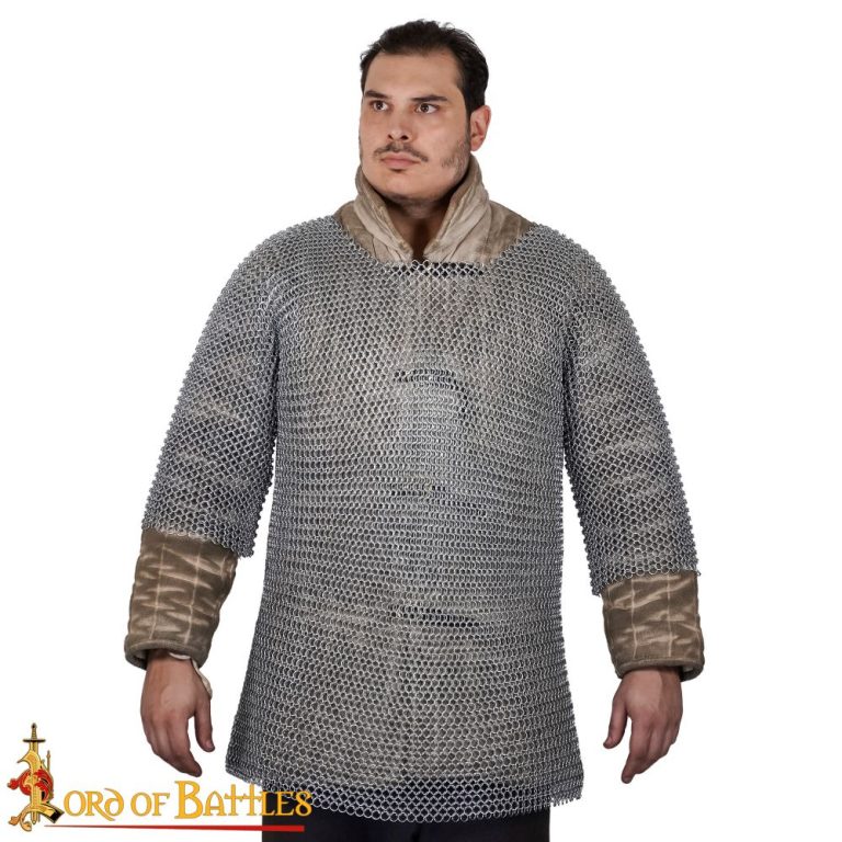 Chainmail Haubergeon  Butted  Zinc Coated  Mild Steel