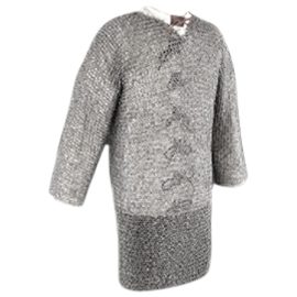 Chainmail Hauberk - Zinc Plated Butted Round Ring