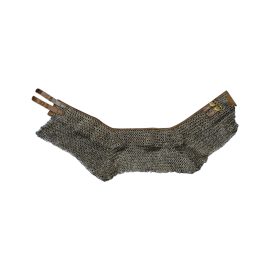 Chainmail Standard / Bishops Mantle  Alternating Dome Riveted Mild Steel Round Rings with Solid Flat Rings  6 mm rings