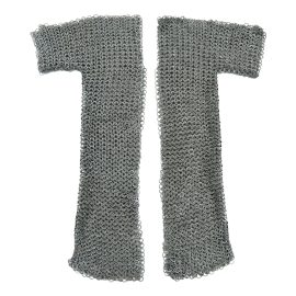 Chainmail Voiders  Alternating Mild Steel Wedge Riveted Flat Rings and Solid Flat Rings