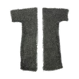 Chainmail Voiders  Dome Riveted Construction  Darkened Stainless Steel Flat Rings