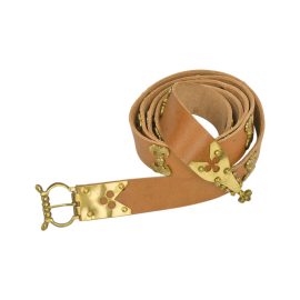 Chivalric Medieval Belt  Tan / Natural