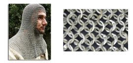 Chainmail Coif - Wedge-Riveted
