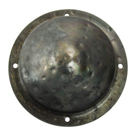 Conical Shield Boss - 16 Gauge - Hand Hammered Finish