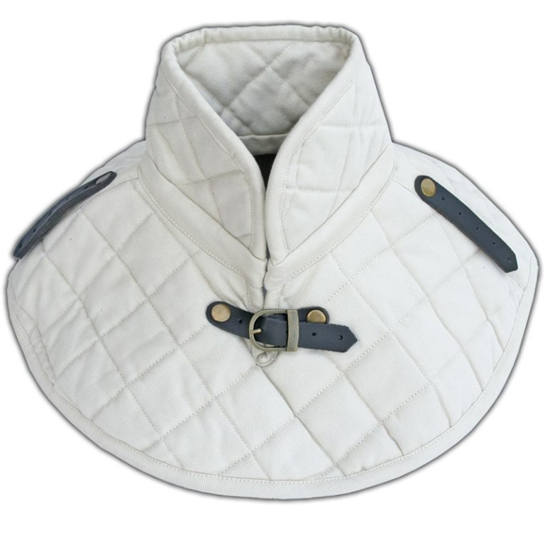 Cotton Padding Collar - White