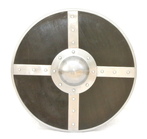 Early Medieval Round Shield with Reinforced Front