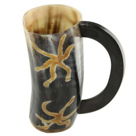Earth Essence Drinking Horn Beer Mug