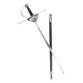 European 17th C. Fluted Cup Hilted Rapier