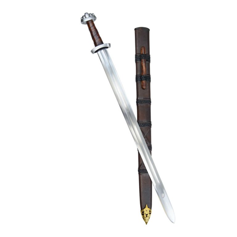 Five-Lobe Viking Sword - Deluxe Scabbard