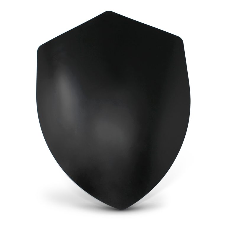 Four Point Shield Blank with Leather Straps