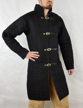 Front-Buckled Gambeson - Black
