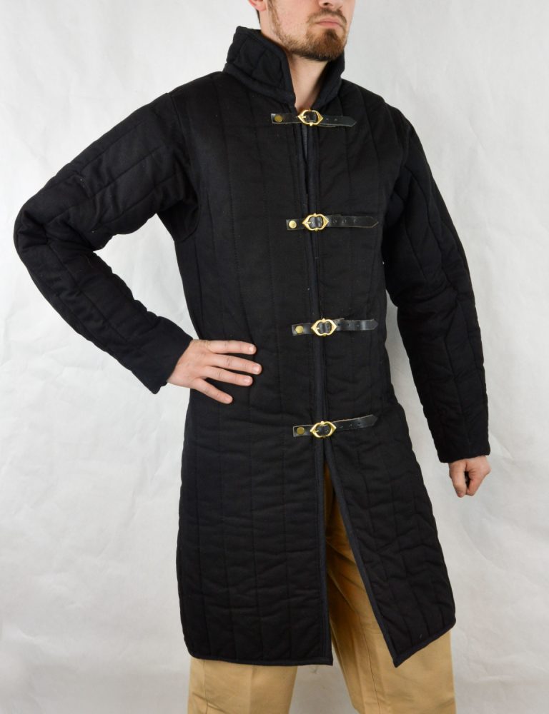 Front-Buckled Gambeson - Black