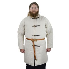 Front-Buckled Gambeson - Natural