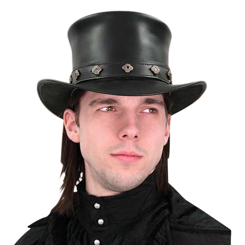 Gents Leather Top Hat
