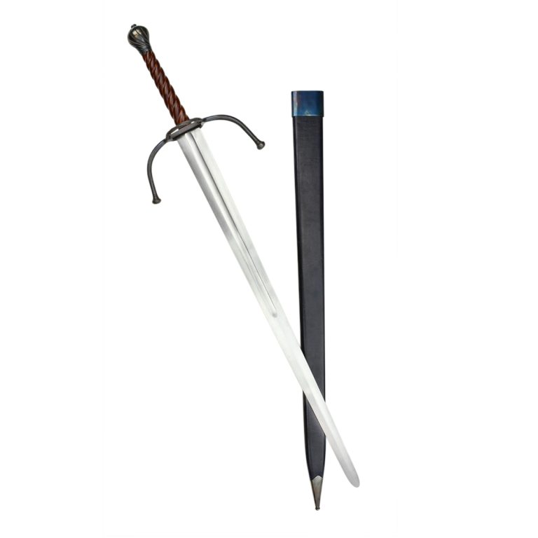 German Longsword with Twisted Wood Grip  Stage Combat Version