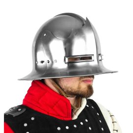 German / Swiss Visored Kettle-Sallet Helm