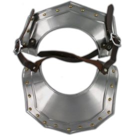 Gorget Neck Plate 18 Gauge Steel