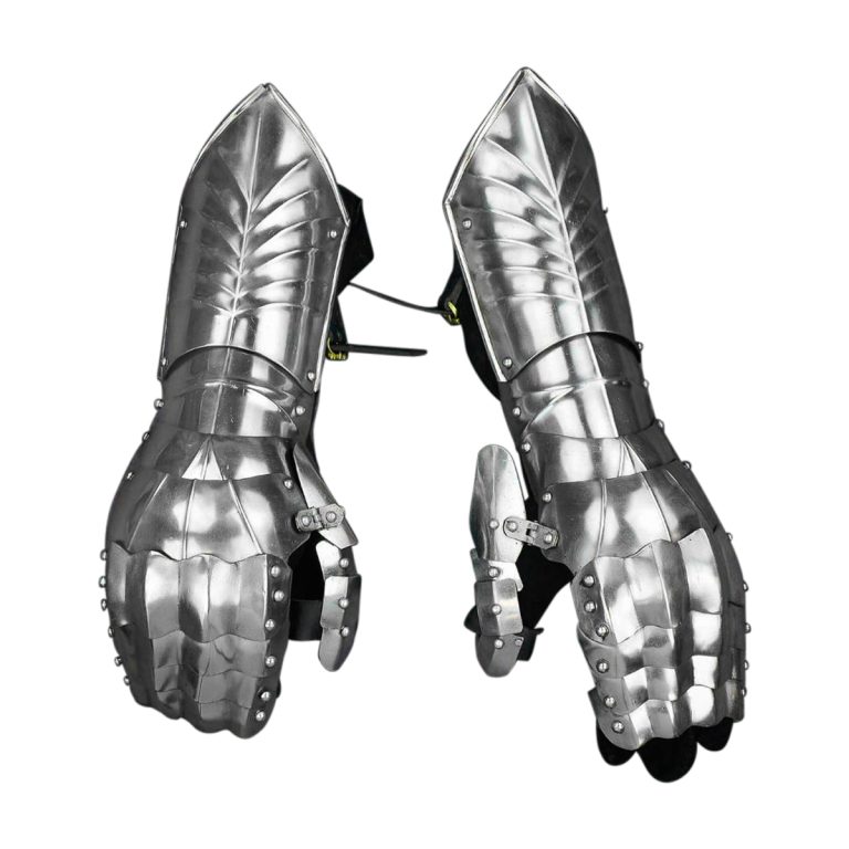 Gothic Clamshell Gauntlets  16 Gauge Steel