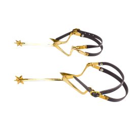 Gothic Knight's Long Spurs - Brass